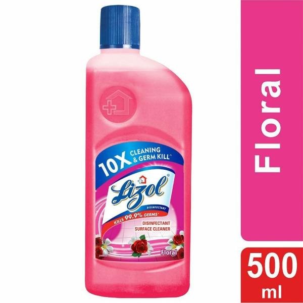 lizol floral disinfectant surface cleaner 500 ml product images o490002742 p490002742 0 202203152252