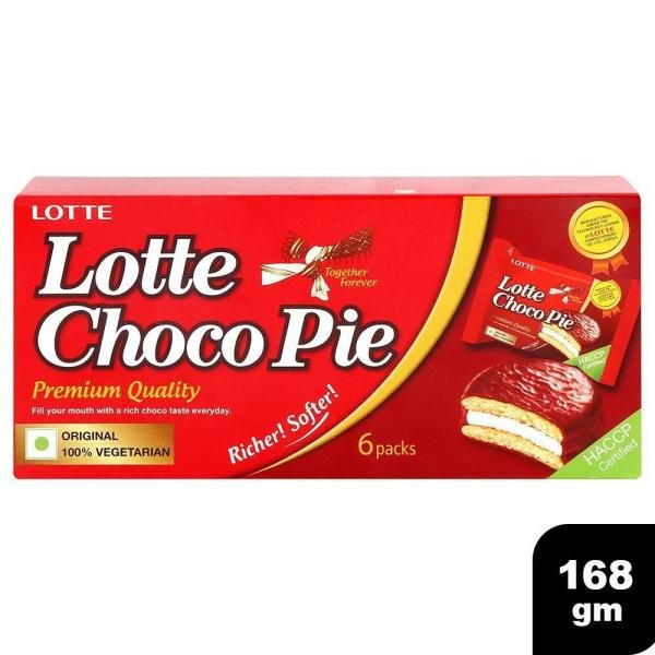 Lotte Creamfilled Choco Pie 28 g (Pack of 6)