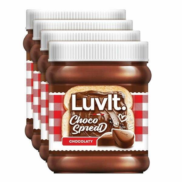 luvit choco spread smooth delicious made with cocoa best for chocolate bread cakes shakes dosa roti pack of 4 310g each product images orvdgzrxkn0 p591125989 0 202203171145