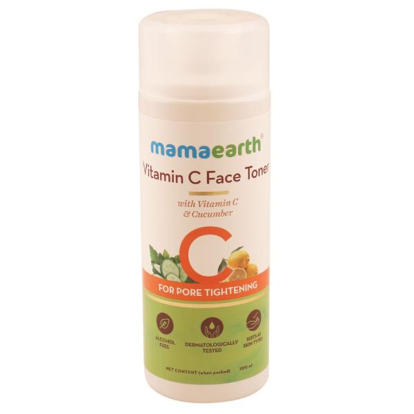 mamaearth pore tightening vitamin c face toner 200 ml 0 20211117