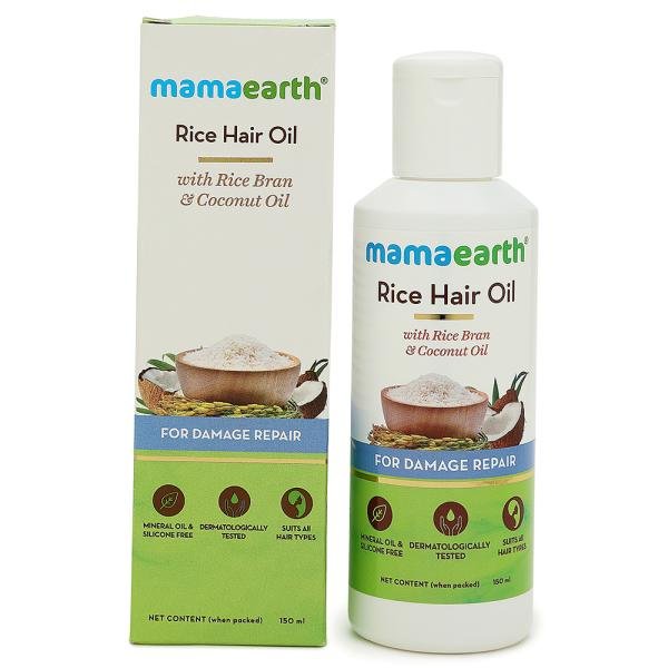 mamaearth rice hair oil 150 ml 0 20211012