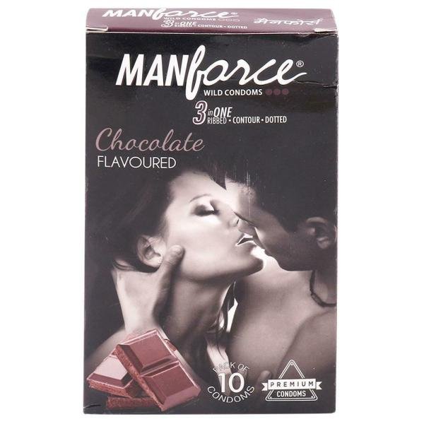Manforce Chocolate Flavoured Condoms 10 pcs