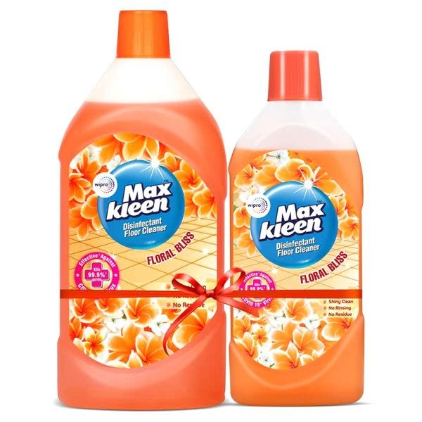 maxkleen floral bliss disinfectant floor cleaner 975 ml get 1 500 ml free product images o491642292 p491642292 0 202204281532