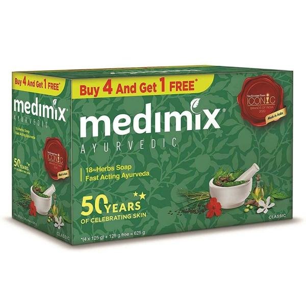 medimix ayurvedic 18 herbs classic soap 125 g buy 4 get 1 free product images o491019490 p491019490 0 202203150445