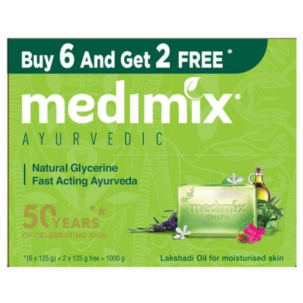 medimix glycerine lakshadi oil soap 125 g buy 6 get 2 free product images o491631827 p590448177 0 202203170524