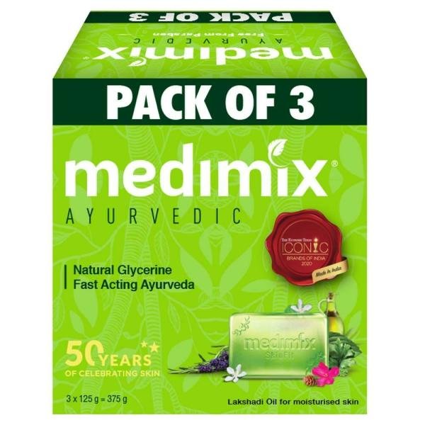 medimix glycerine lakshadi oil soap 125 g pack of 3 product images o491416770 p590802952 0 202203170929