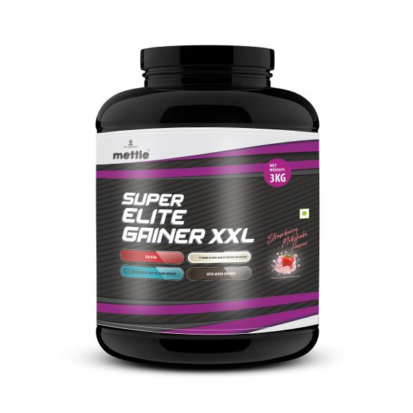 mettle super elite gainer xxl strawberry milkshake protein powder 3 kg product images orvxwzr3uj6 p590898230 0 202111241454