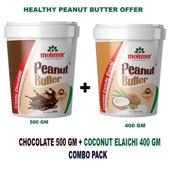 molimor chocolate peanut butter 500gm coconut elaichi 400gm healthy combo offer product images orvqizkswkx p596853050 0 202301021211