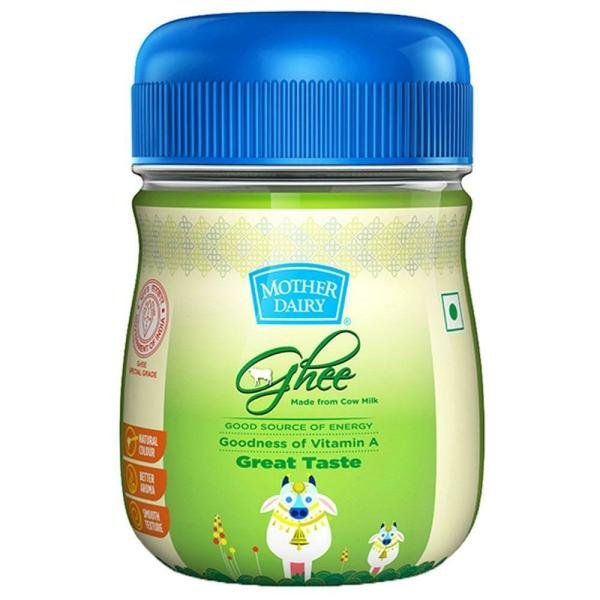 mother dairy cow ghee 200 ml jar product images o492507102 p590980271 0 202203170633