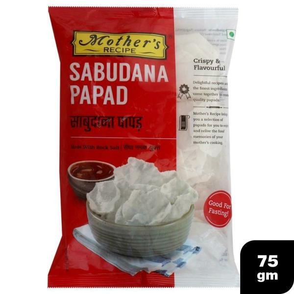 mother s recipe sabudana papad with sendha namak 75 g product images o490020896 p490020896 0 202203170957