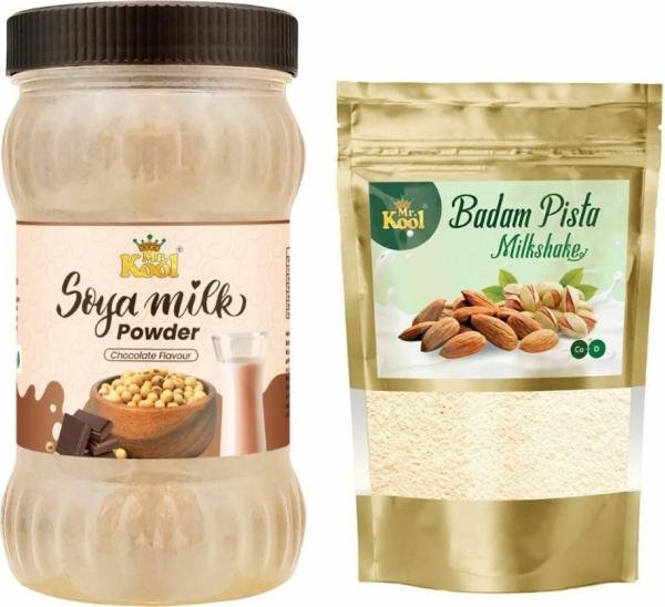 mr kool chocolate soya milk powder 200gm and milkshake powder badam pista 100gm product images orvdh9inorm p598479507 0 202302171755