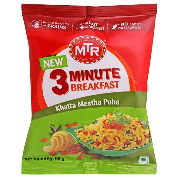mtr 3 minute breakfast khatta meetha poha mix 60 g product images o491179469 p491179469 0 202203150324
