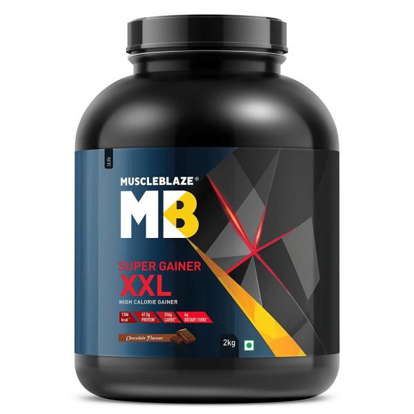 muscleblaze super gainer xxl for muscle mass gain chocolate 2 kg 4 4 lb 20 servings product images orvdtfuzlfp p590443953 0 202108131558