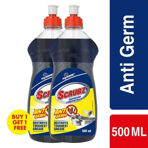 my home scrubz anti germ concentrate dishwash liquid 500 ml buy 1 get 1 free product images o491694425 p590152866 0 202203150240