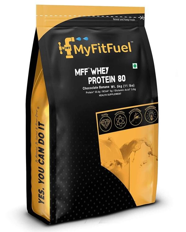myfitfuel mff whey protein 80 whey protein concentrate chocolate banana powder 5 kg product images orvpzcv48xb p591057179 0 202202231817