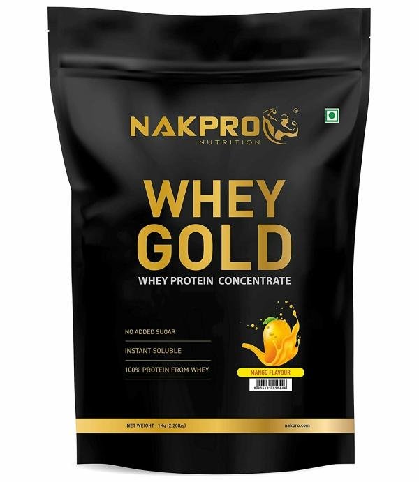 nakpro gold mango flavour 100 whey protein concentrate supplement powder 1 kg pack of 2 product images orvshvuzxle p591099546 0 202202251705