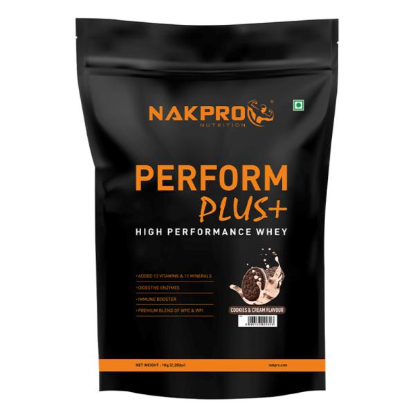 nakpro perform plus premium blend whey protein concentrate whey protein isolate 2 kg cookies cream pack of 2 product images orv2hmejlbk p591136604 0 202202262347