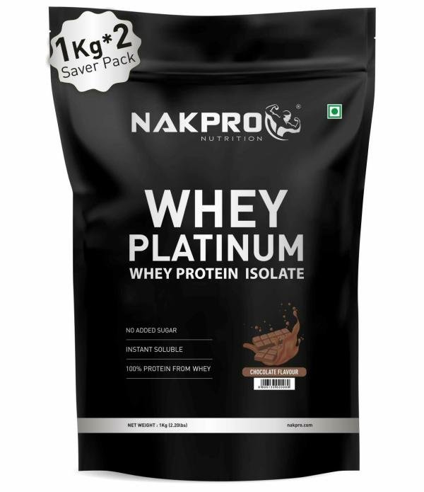 nakpro platinum chocolate flavour whey protein isolate supplement powder 1 kg pack of 2 product images orv0p7enc2y p591100730 0 202202251814