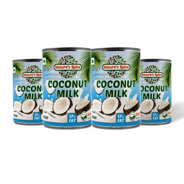 nature s spice coconut milk with 17 fat 1600ml combo pack of 4 x 400ml can product images orv6jwqudoj p596336425 0 202212131630