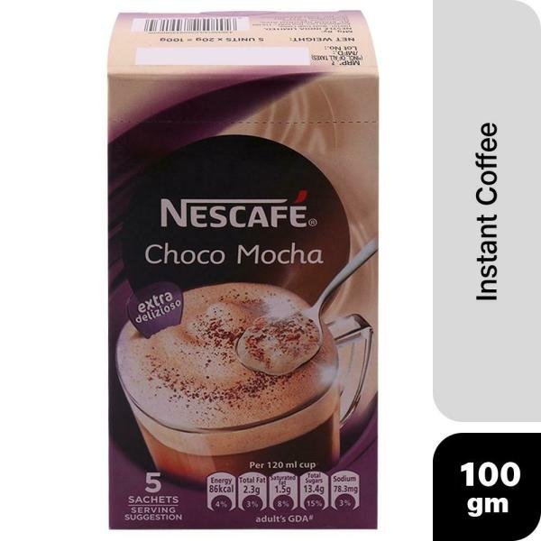 nescafe choco mocha coffee premix 20 g 5 sachets product images o491376512 p590067118 0 202203150431