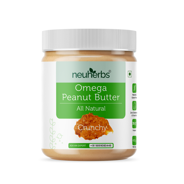 neuherbs all natural peanut butter with omega 30g protein 400 g product images orvj8cubqzu p591083365 0 202202250359