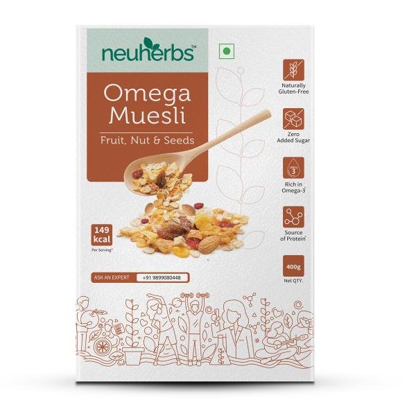 neuherbs omega muesli fruit nuts and seeds millets 400g product images orvg6fepco5 p591125871 0 202202261311