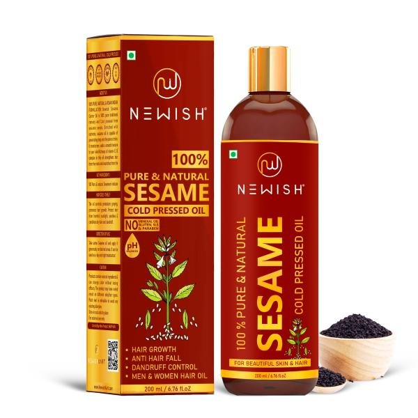newish cold pressed sesame oil for hair skin and massage til ka tel til oil 200ml product images orv70d9iors p591195175 0 202203161932