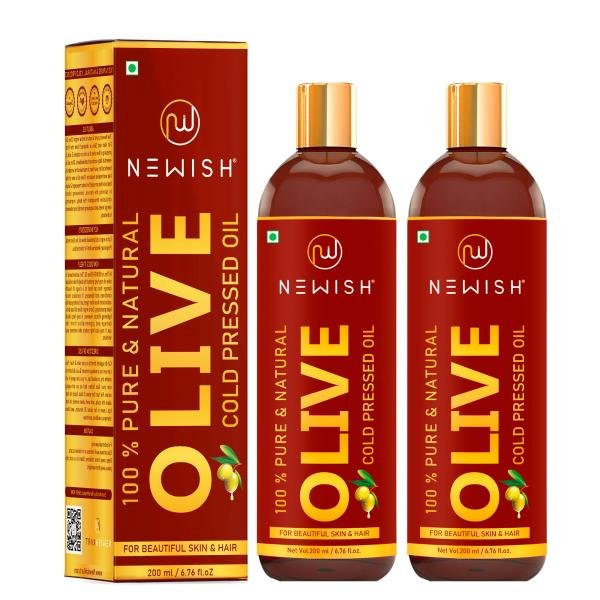newish pure cold pressed olive oil for hair and skin 200ml pack of 2 product images orvyddwhe6z p591195190 0 202203161937