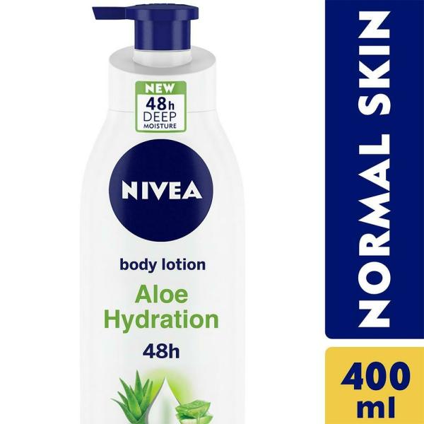 nivea aloe hydration 48 hour deep moisture body lotion for normal skin 400 ml product images o491398437 p491398437 0 202203170712