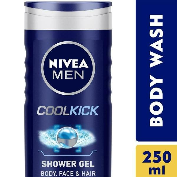 nivea men cool kick body face hair shower gel 250 ml product images o490782405 p490782405 0 202203151007