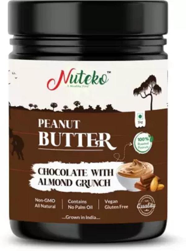 nuteko peanut butter chocolate almond crunch 1kg 1 kg product images orvbrbvedjj p597751205 0 202301211805