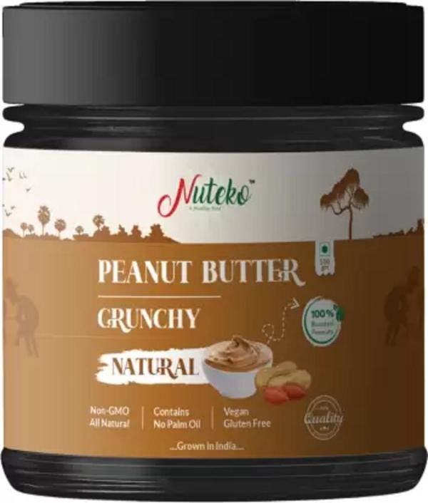 nuteko peanut butter natural crunchy 500gm 500 g product images orvzfpcigun p597756688 0 202301211819