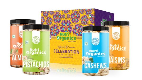 nutri organics almonds 200g cashews 200g pistachios 200g raisins 200g diwali gift combo pack product images orvcwdzx13i p590822730 0 202110181151