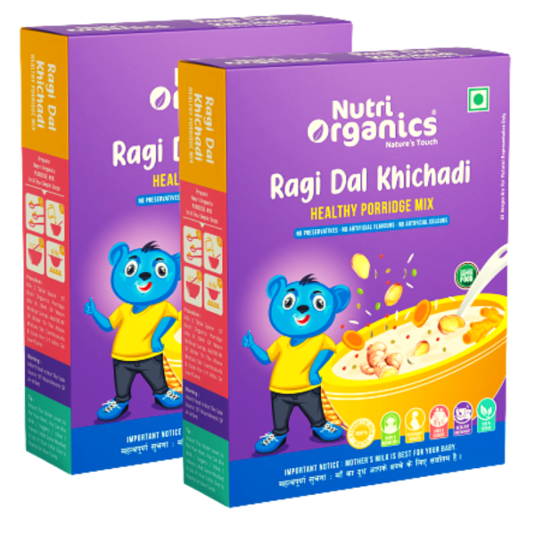 nutri organics healthy snacks breakfast cereals ragi malt porridge mix dal khichdi powder form 200 g pack of 2 product images orv3dchpp60 p591028711 0 202201301154