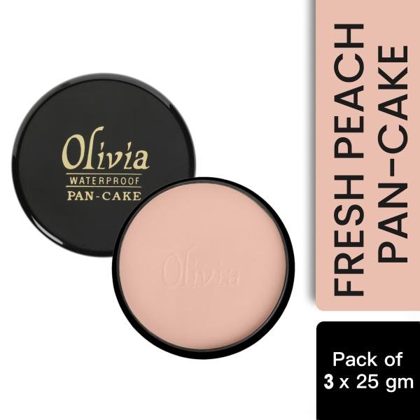 olivia 100 waterproof pan cake fresh peach makeup concealer 25g shade no 23 pack of 3 product images orvxkyq8b42 p591158668 0 202202280332