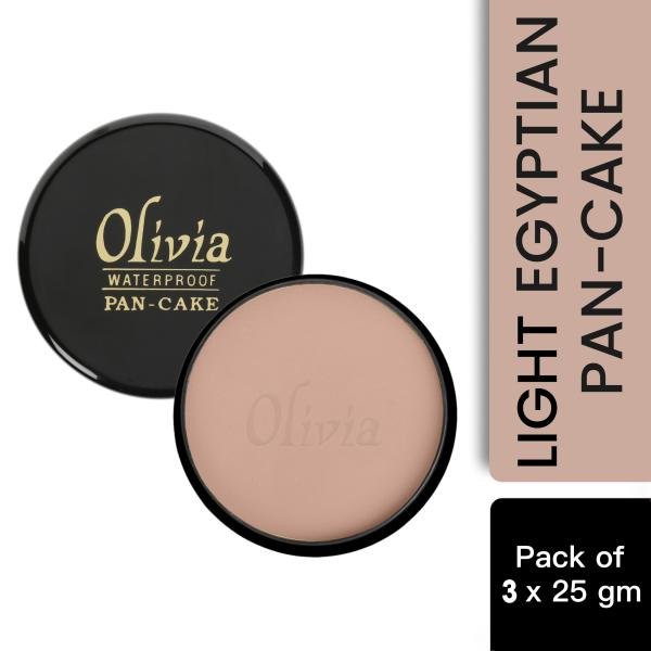 olivia 100 waterproof pan cake light egyptian makeup concealer 25g shade no 919 pack of 3 product images orvn68nbcm7 p591158708 0 202202280334