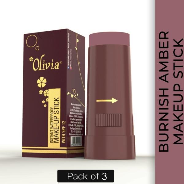olivia instant waterproof makeup stick concealer burnish amber 15 g shadeno 10 spf 12 pack of 3 product images orv7eagdbgl p591158662 0 202202280331