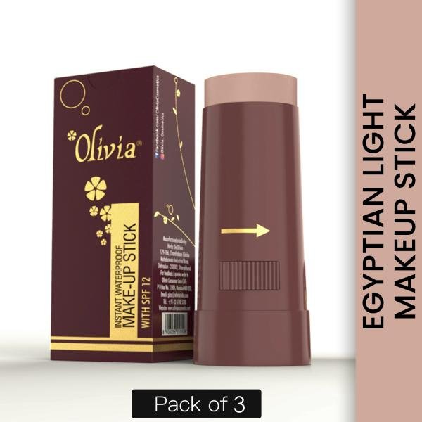 olivia instant waterproof makeup stick concealer egyptian light 15g shade no 8 spf 12 pack of 3 product images orvbyq5y6p5 p591158694 0 202202280334