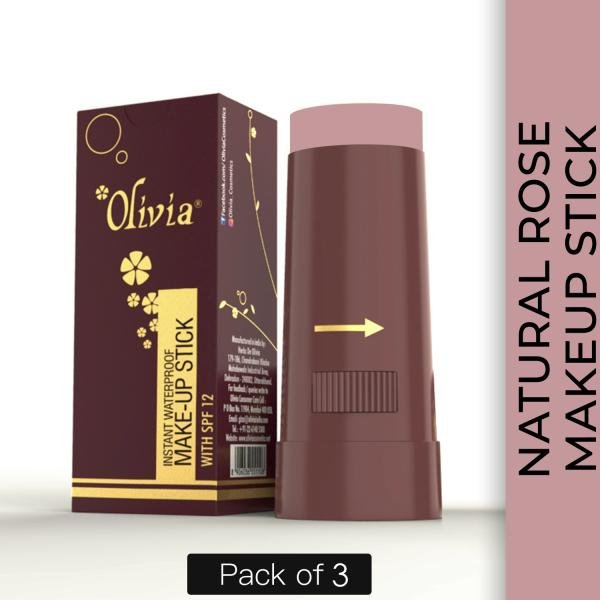 olivia instant waterproof makeup stick concealer natural rose 15g shade no 4 spf 12 pack of 3 product images orvd0te7f92 p591158683 0 202202280333