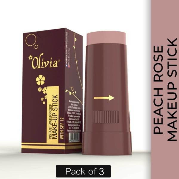 olivia instant waterproof makeup stick concealer peach rose 15g shade no 6 spf 12 pack of 3 product images orvgh6z0n6q p591158686 0 202202280333
