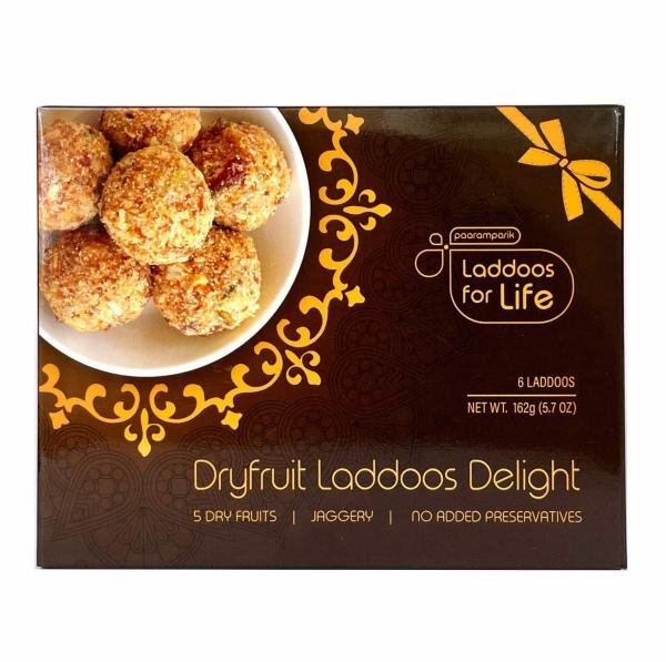 paaramparik delight dry fruit laddoos jaggery and ghee no white sugar 160gm x pack 2 product images orvy92tfdty p591194065 0 202203102153