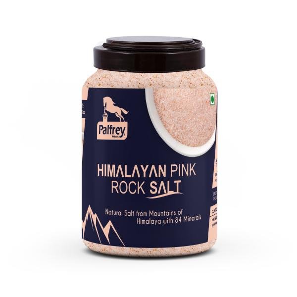 Palfrey Pink Himalayan Rock Salt | with 84 Minerals | Non Iodized | for Cooking | 2 KG