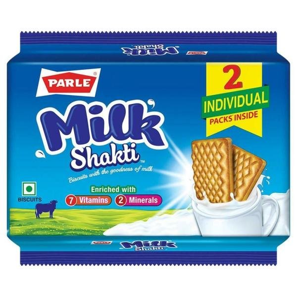 Parle Milk Shakti Biscuits Pack of 2 (350 g)
