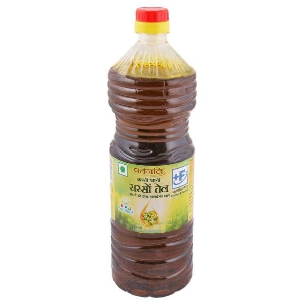 patanjali kachi ghani mustard oil 1 l bottle product images o491074176 p491074176 0 202203141945