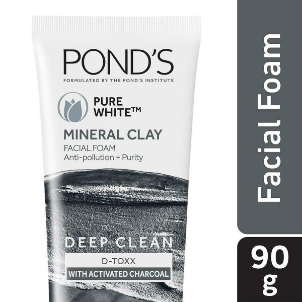 pond s pure white mineral clay anti pollution purity deep clean d toxx facial foam 90 g product images o491666280 p590316950 0 202203151739