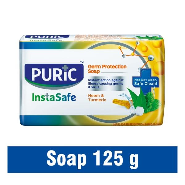 puric instasafe germ protection neem turmeric soap 125 g 0 20210715