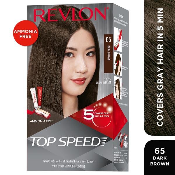 revlon top speed hair color women dark brown 65 40 g 40 g 15 ml 0 20210728