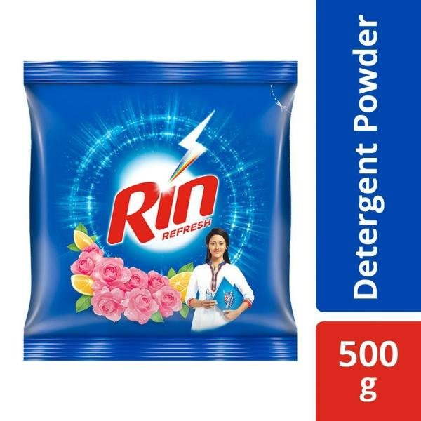 Rin Refresh Lemon & Rose Detergent Powder 500 g