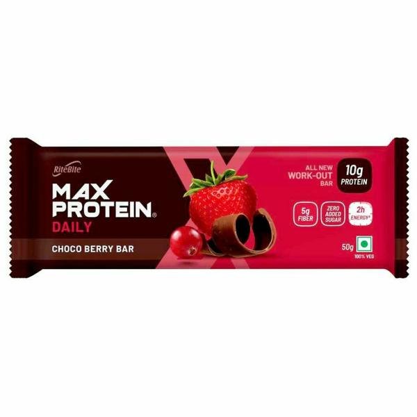 ritebite max protein daily choco berry bar zero added sugar 50 g product images o491504986 p590320923 0 202204070203