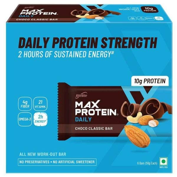 ritebite max protein daily choco classic bars 50 g pack of 6 product images o491093767 p590123121 0 202203170640
